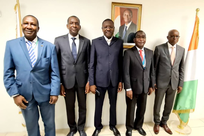 Visite de travail à Abidjan: Abdoul Ly, DG de l’ARTP, honoré et également parrain de la « promotion 2020 » de l'EMSP