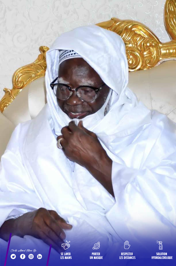 Veille de Magal de Touba 2020 : Cheikh Ahmed Tidiane Ba, le DG de la CDC,  en visite chez le khalife et d’autres guides religieux