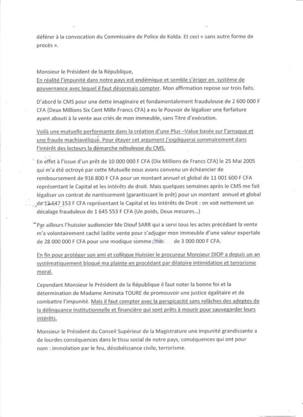 [Documents exclusifs] Escroquerie et faux et usage de faux: Le Dg du Cms, Mamadou Touré est-il intouchable ?