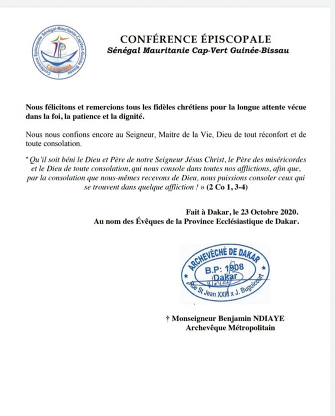 Reprise du culte dans les églises à partir du 1er novembre