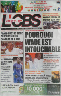 Affaire Aidara Sylla : L’Obs fait l’apologie de la soumission du pouvoir judiciaire au pouvoir exécutif.