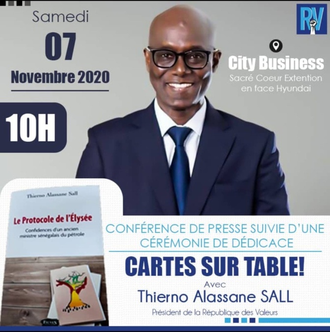 "Le Protocole de l’Élysée,...": Thierno Alassane Sall presente le livre et engage le débat !