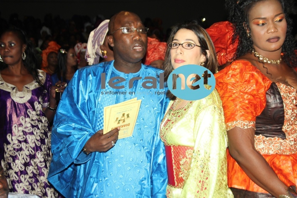 Mounirou Sy et son épouse à Sorano lors du Diakarlo