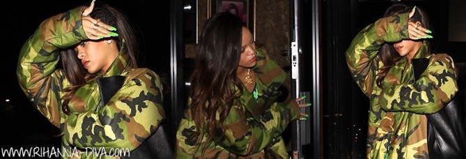 Rihanna était en studio avec Chris Brown hier soir...