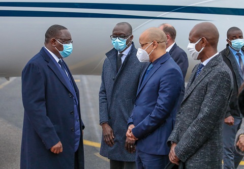 Forum de Paris sur la Paix : les images de l’arrivée du Président Macky Sall à cette rencontre internationale