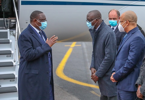 Forum de Paris sur la Paix : les images de l’arrivée du Président Macky Sall à cette rencontre internationale