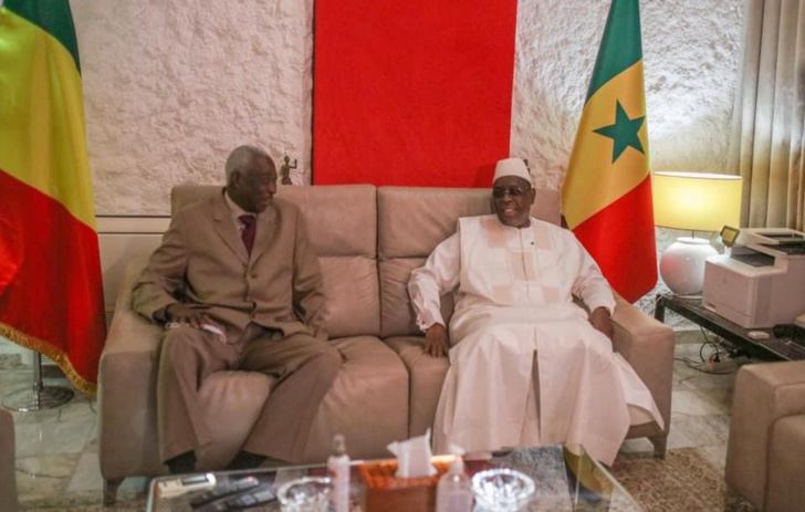 Sénégal: L'arrivée du  Président de la Transition au Mali Bah N’Daw en images!