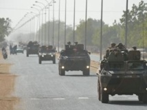 La progression des troupes françaises au nord du Mali