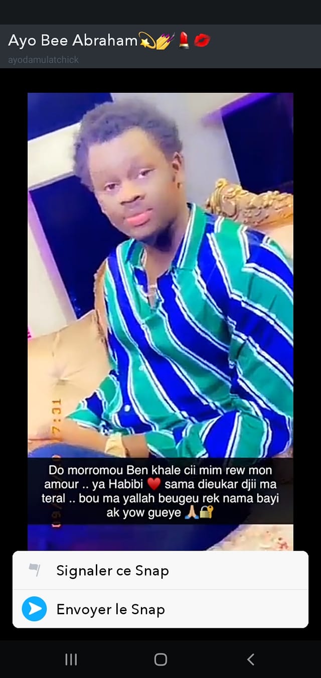(Photos)-La nouvelle femme de Omaro se dévoile en mode jongué sur snap : " Kouy outeu Dieukeur na rafete té sante Gueye"