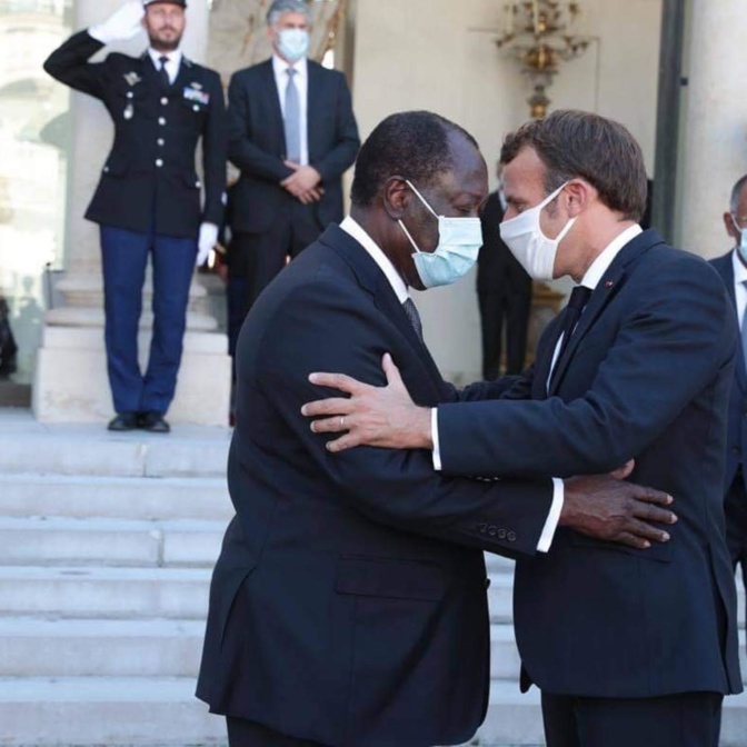 Côte d'Ivoire: Macron défend Ouattara, Guillaume Soro les "descend" tous les deux
