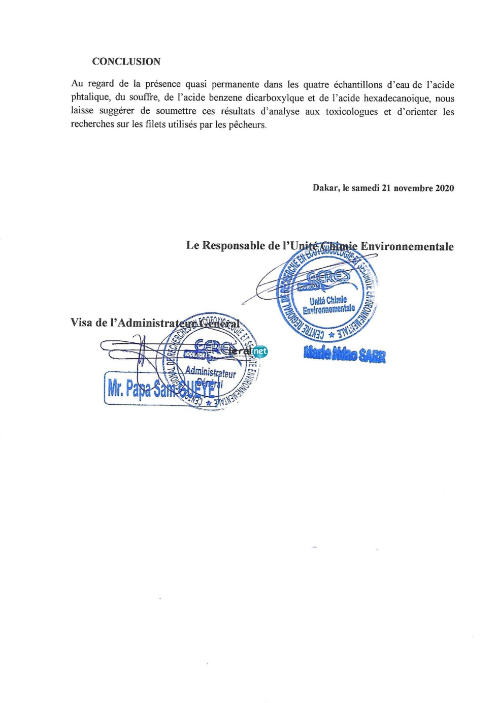 Maladie mystérieuse : Ce que révèle les analyses...