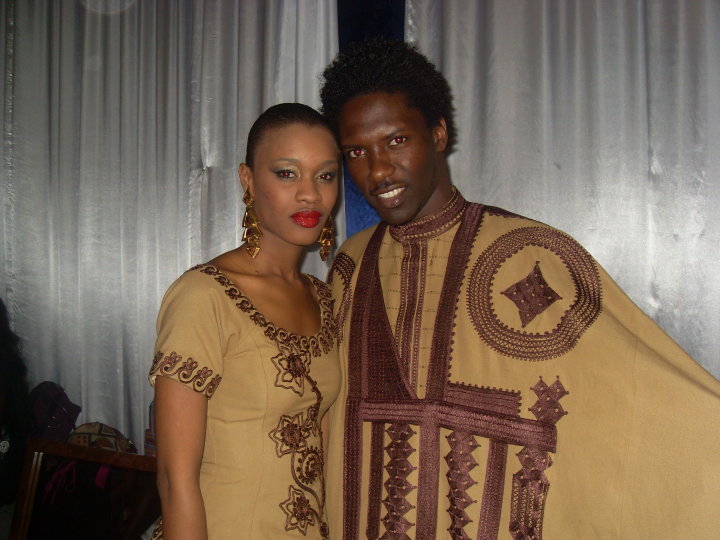 Baidysh Pro et Ndeye Ndack lors d'un défilé de mode