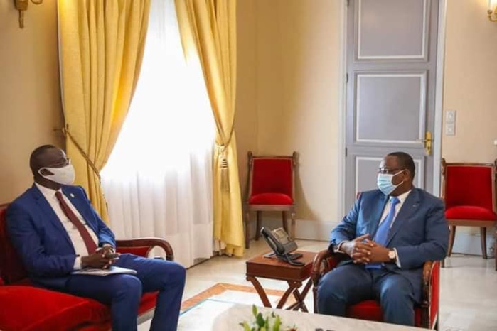Me Augustin Senghor reçu par le Président Macky Sall