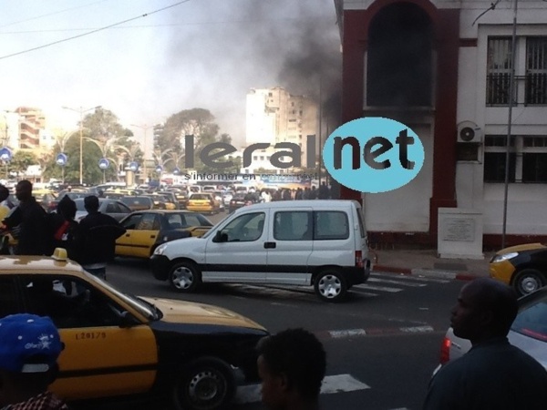 [Photo+Audio] Incendie au ministère des Affaires étrangères