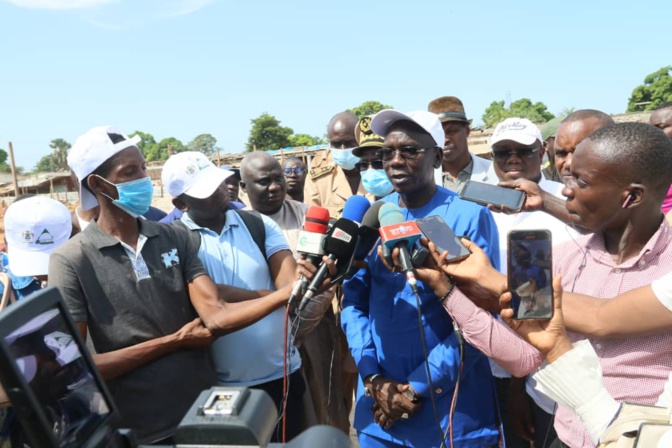 Ziguinchor: Le Dg de l'AGETIP en visite au marché Tilene, à  l'Université Assane Seck.et à Bignona
