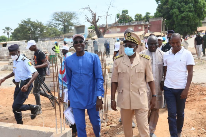 Ziguinchor: Le Dg de l'AGETIP en visite au marché Tilene, à  l'Université Assane Seck.et à Bignona