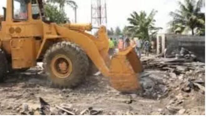 Rufisque: Plusieurs maisons détruites à l'aide de bulldozers Rufisque: Plusieurs maisons détruites à l'aide de bulldozers