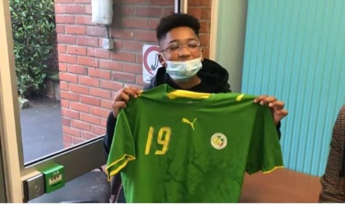 Aron Diop, 14 ans, fils aîné de Pape Bouba Diop: "Je suis fier de mon Papa..."