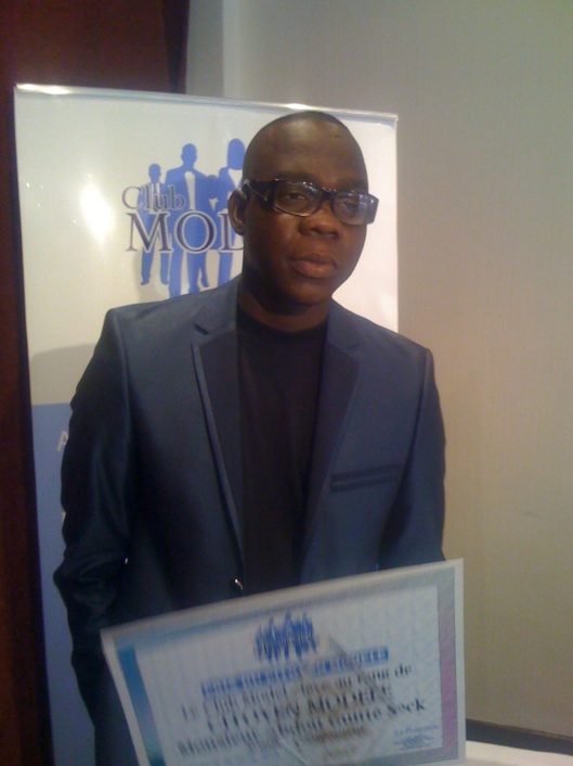Abdou Guité Seck, prix de Citoyen Modèle