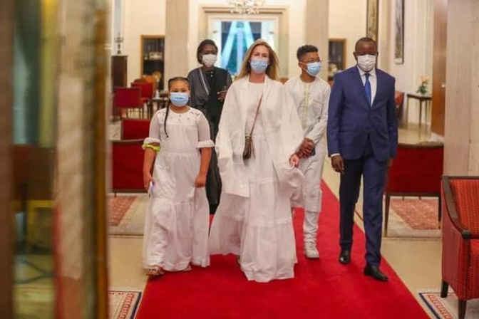 Audience - En images, la famille de Papa Bouba Diop reçue par Macky Sall
