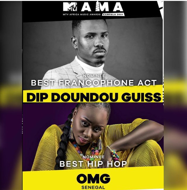 Dip et OMG nominés au MTV Music Africa Awards