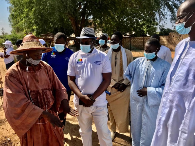 Exploitation agricole: Le Directeur de l’Emploi en visite de terrain au village de Ndiengue Diop