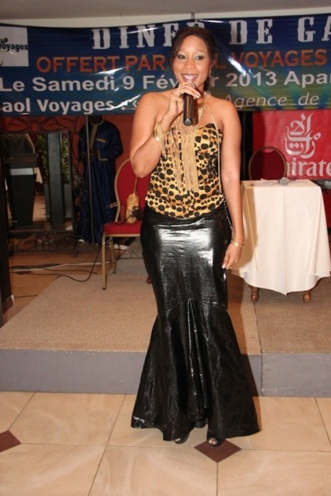 Aida Samb bien habillée au dîner de Gala de Baol Voyage