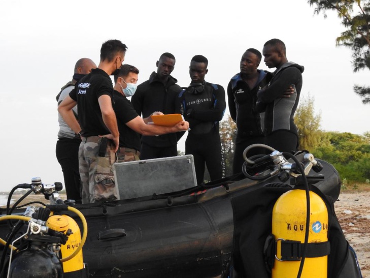 EFS: Information « reconnaissance plage » au cœur de l’exercice franco-sénégalais amphibie Xaritoo 2020