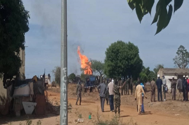 Incendie suite à une explosion de gaz : A Notto Gouye Diama, les populations de Ngadiaga très agitées depuis hier
