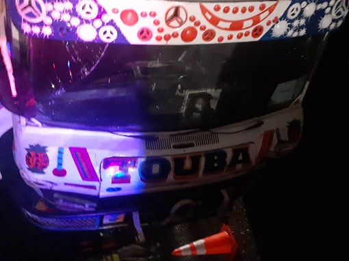 Violent choc à Keur Massar : un car Ndiaga Ndiaye se renverse  faisant plusieurs blessés graves