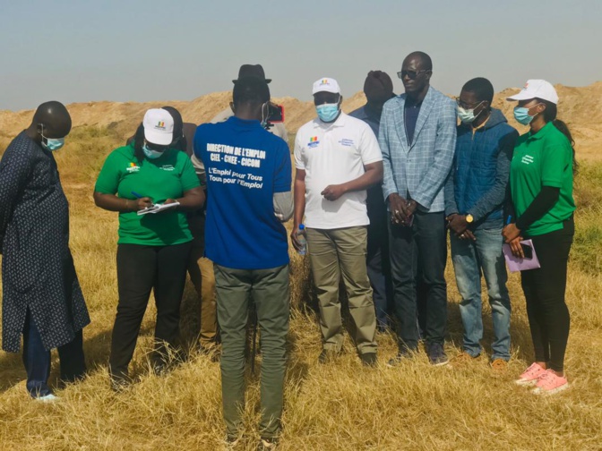 Projet agricole: Le Directeur de l’Emploi en visite à Ross Bethio.