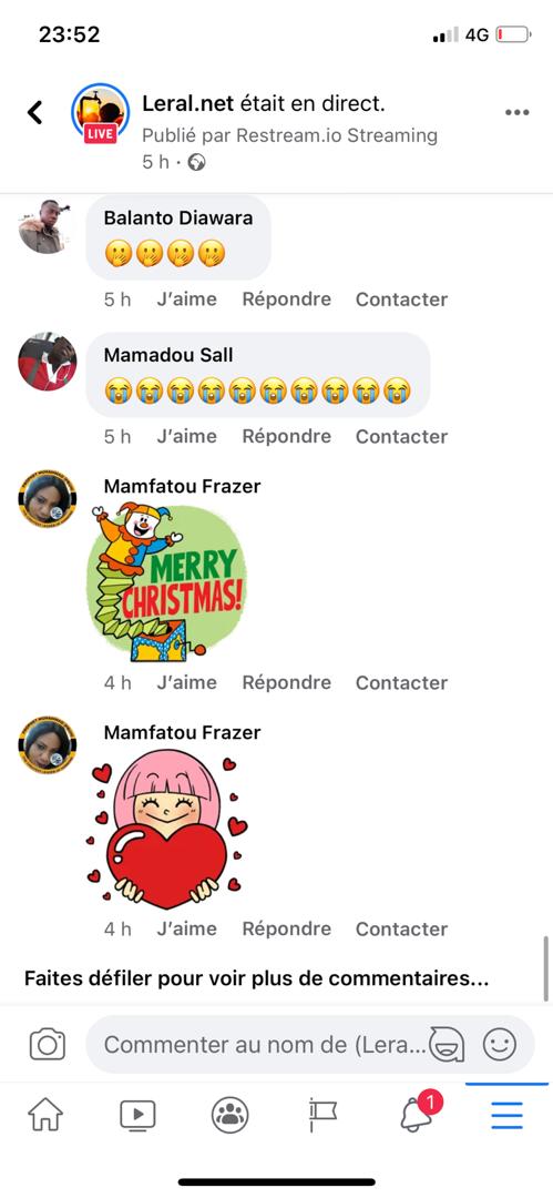 La balade virale de Macky donne en 12 mn 15007 j'aime, 3565 commentaires, plus de 11176 partages, près de 322000 vues en 1h de temps
