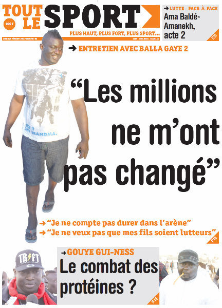 A la Une du Journal Tout Le Sport du lundi 25 janvier 2013