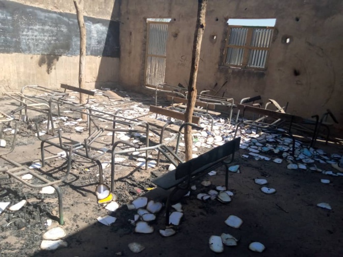 Tambacounda: Un élève réduit en cendres une classe de CE1