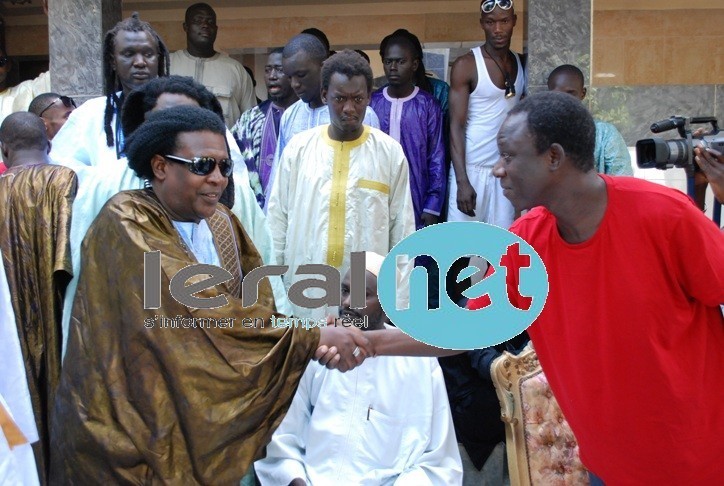 Thione Seck avec Abdourahmane Fall, le mara de Wally Ballago