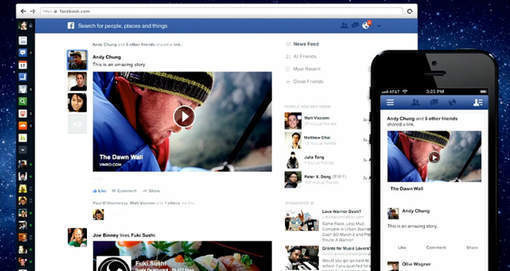 Facebook dévoile son tout nouveau design
