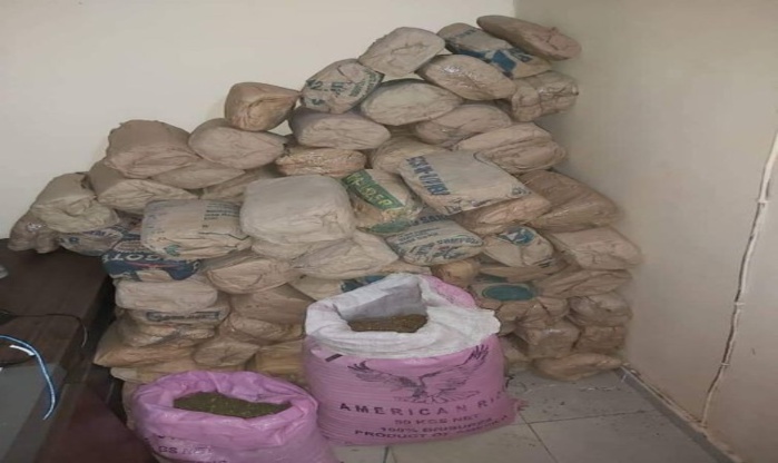 Route de Fafakourou: 127 kilos de yamba saisis