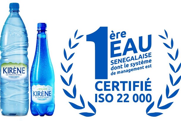 Une première dans l’eau minérale au Sénégal: Kirène obtient la certification Iso 22 000