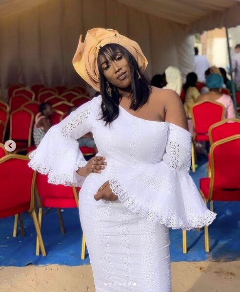 L'actrice Chabi dans une robe brodée à vous couper le souffle (Photos)