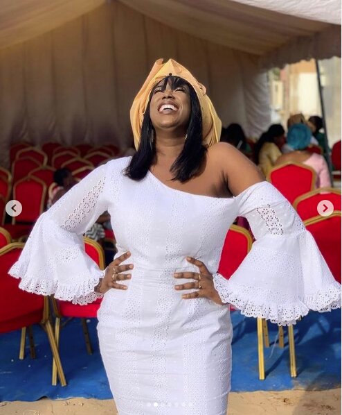 L'actrice Chabi dans une robe brodée à vous couper le souffle (Photos)