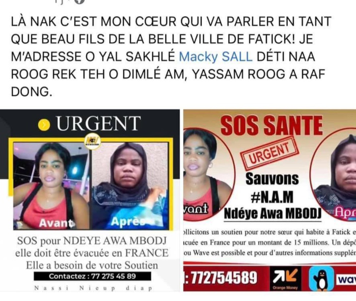 Prise en charge de près de 20 millions FCfa: Marième Faye Sall fait évacuer Ndèye Awa Mbodji en Tunisie