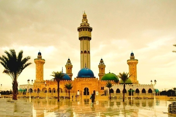 Maquette en 3D de la future mosquée de Touba