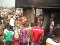 Un violent incendie ravage le marché central de Rufisque