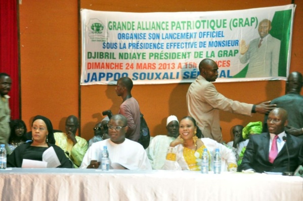 [Photos] Discours de Djibril Ndiaye président de la Grande alliance patriotique (Grap) au lancement de son parti, hier 