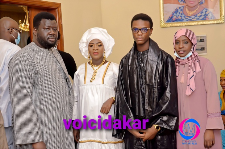 Revivez en images le baptême du fils de Sokhna Maï Lahad, la  fille de Cheikh Abdou Karim Mbacké (Photos)
