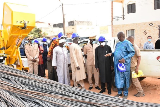 DÉMARRAGE EFFECTIF DU PROGEP II A KEUR MASSAR: OUMAR GUEYE SE RÉJOUIT DE L’ÉTAT D’AVANCEMENT DES OUVRAGES CONTRE LES INONDATIONS