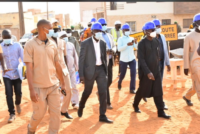 DÉMARRAGE EFFECTIF DU PROGEP II A KEUR MASSAR: OUMAR GUEYE SE RÉJOUIT DE L’ÉTAT D’AVANCEMENT DES OUVRAGES CONTRE LES INONDATIONS
