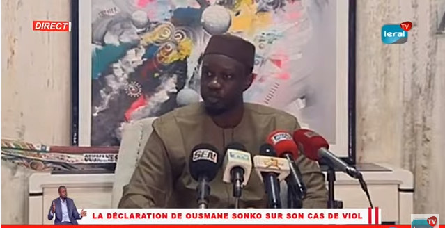 Accusé de viols répétés et de menaces de mort: Ousmane Sonko charge Macky Sall Accusé de viols répétés et de menaces de mort: Ousmane Sonko charge Macky Sall