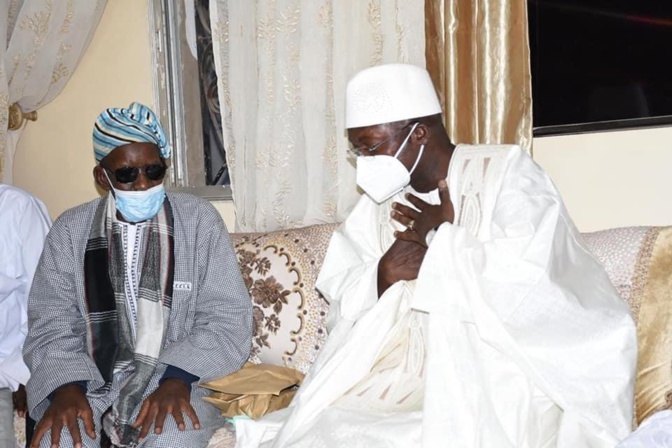 Kaolack / Décès de Serigne Mansour Mamoune Niass: Oumar Guèye a présenté les condoléances du Chef de l’Etat et de son gouvernement