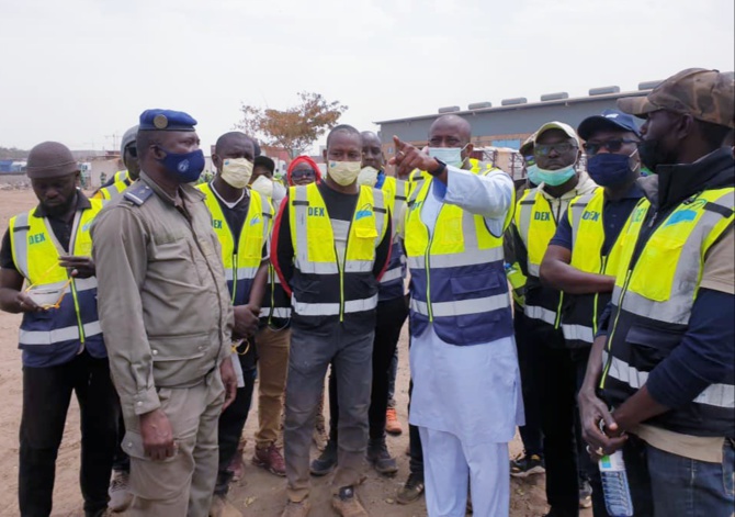 Opérations de désencombrement de la plateforme de distribution du Port autonome de Dakar
